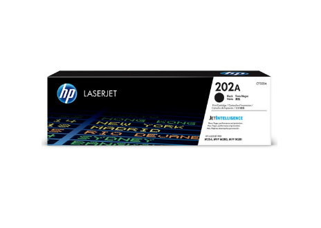 惠普（HP）202A硒鼓CF500a原裝硒鼓適用m281fdw/m254dw/254nw/280粉盒 cf500A黑色