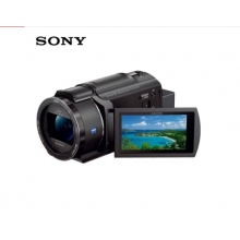 索尼（SONY）FDR-AX45A 家用/直播4K高清數(shù)碼攝像機(jī) /DV/攝影機(jī)/錄像機(jī)（含128G卡+三腳架+包+UV鏡+備用電池+充電器）